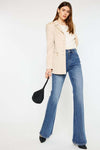 Carlie High Rise Flare Jeans by Kan Can