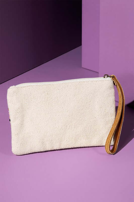 Hey, Let's Go! Beaded Sequin and Beaded Wristlet