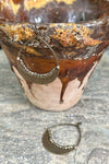 Priya Teardrop and Bronze Bead Earrings