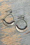 Priya Teardrop and Bronze Bead Earrings