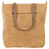 Millie Floral Print Recycled Military Canvas and Leather Tote