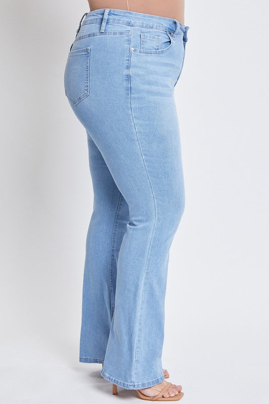 Rosalie High Rise Curve Wannabettabutt Straight Leg Jeans