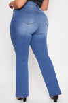 The Janie Flare Jeans in Medium Wash - Curvy