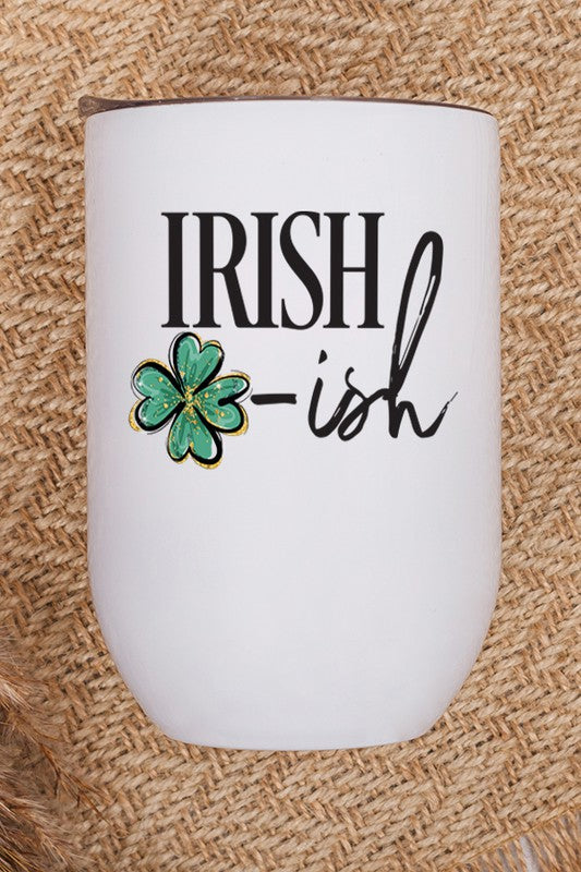 St. Patrick's Day Irish-ish Clover 12 oz. Drink Tumbler
