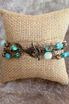 Janice Three-Strand Bronze and Imperial Jasper Bracelet