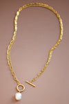Renee 18k Gold Plated Pearl Layer Necklace