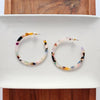 Camryn 2" Hoop Earrings in Multicolor