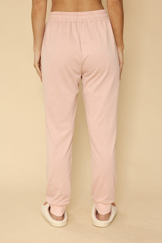 Bows Will Be Bows 3D Bow Jogger Sweatpants in Pink