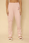 Bows Will Be Bows 3D Bow Jogger Sweatpants in Pink