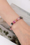 Confetti Multi Color Agate Bead Bracelet
