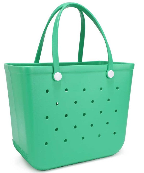The Everything Tote in Kelly Green
