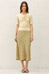 Yours Truly Ditzy Floral Skirt in Sweet Pea