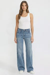 Bella High Rise Wide Leg Jeans in Medium Wash