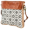 Stella Vintage Tapestry and Leather Shoulder Bag