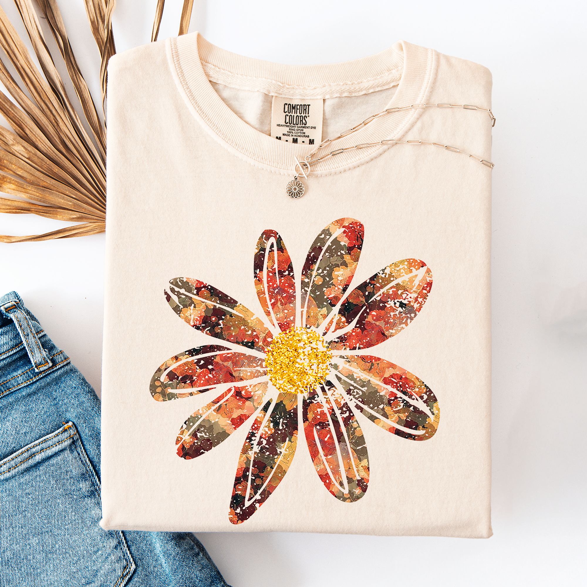 Autumn Daisy Tee Shirt - Misses and Curvy