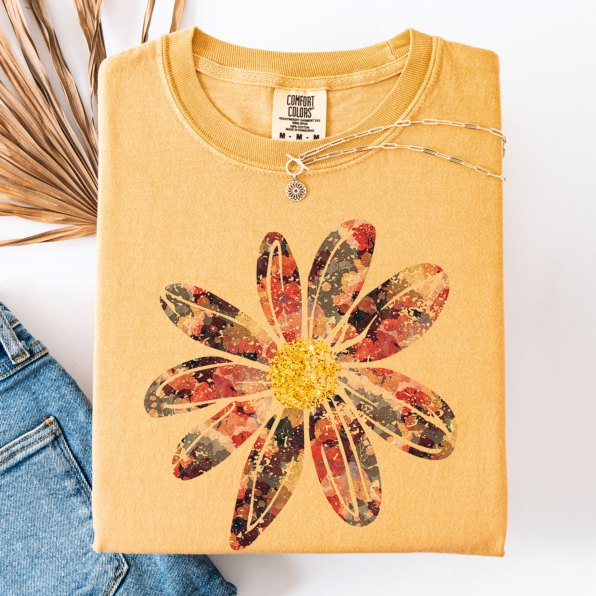 Autumn Daisy Tee Shirt - Misses and Curvy