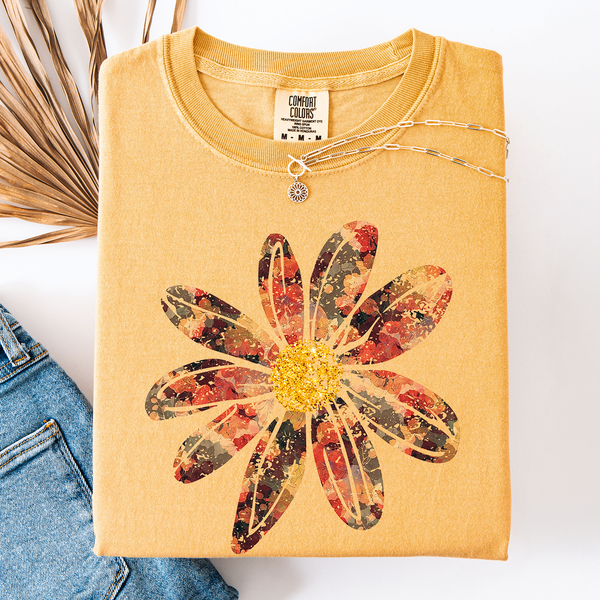 Autumn Daisy Tee Shirt - Misses and Curvy