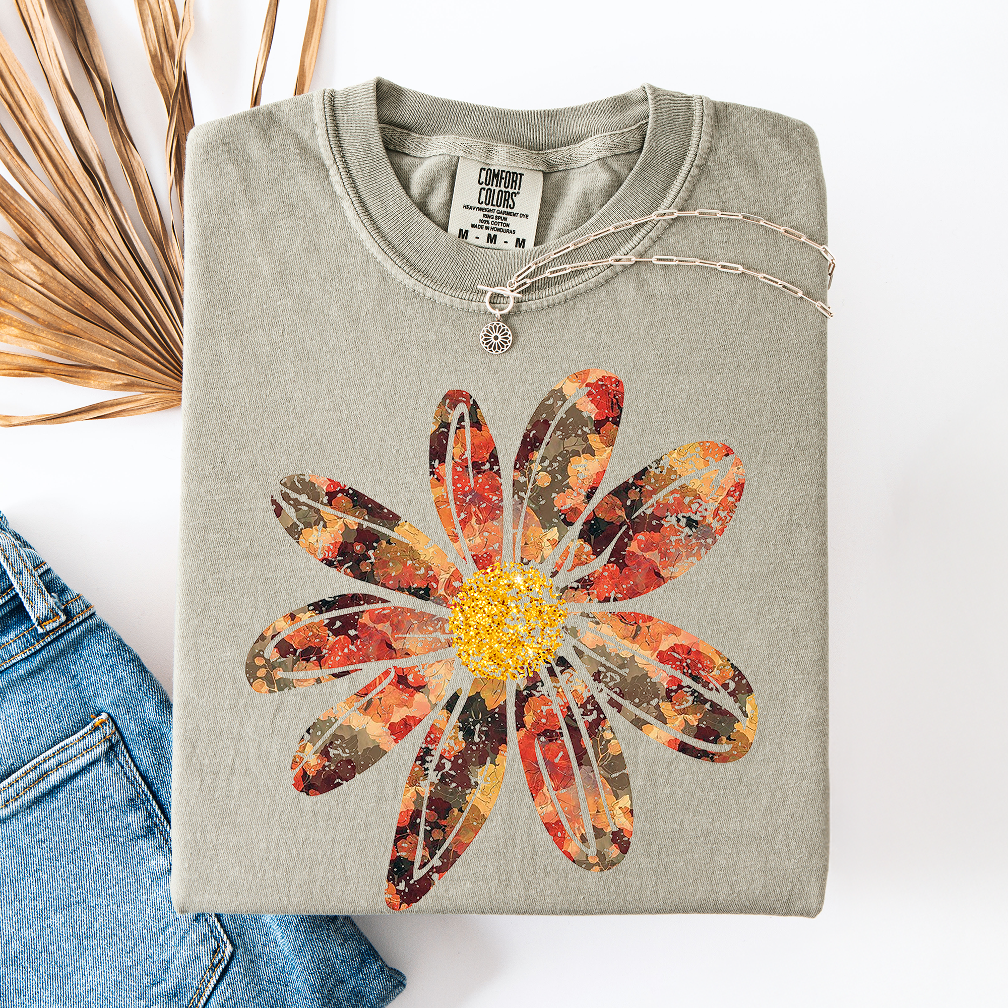 Autumn Daisy Tee Shirt - Misses and Curvy