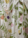 Allison Floral Print Bib Collar Top in Cream