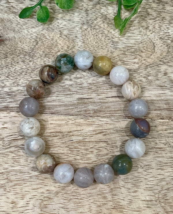 Natural Stone Bead Bracelet