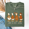 Just A Cozy Goose Fall Tee - Misses and Curvy