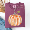 Watercolor Pumpkin Tee Shirt - Misses and Curvy