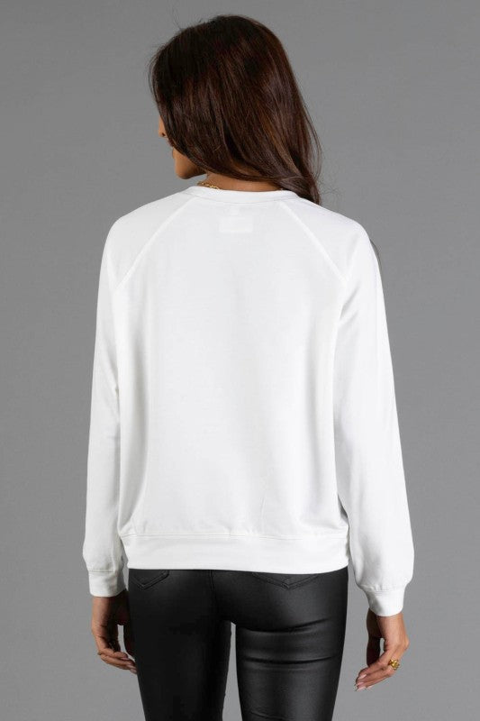 Halloween Fashionistas Sweatshirt in White