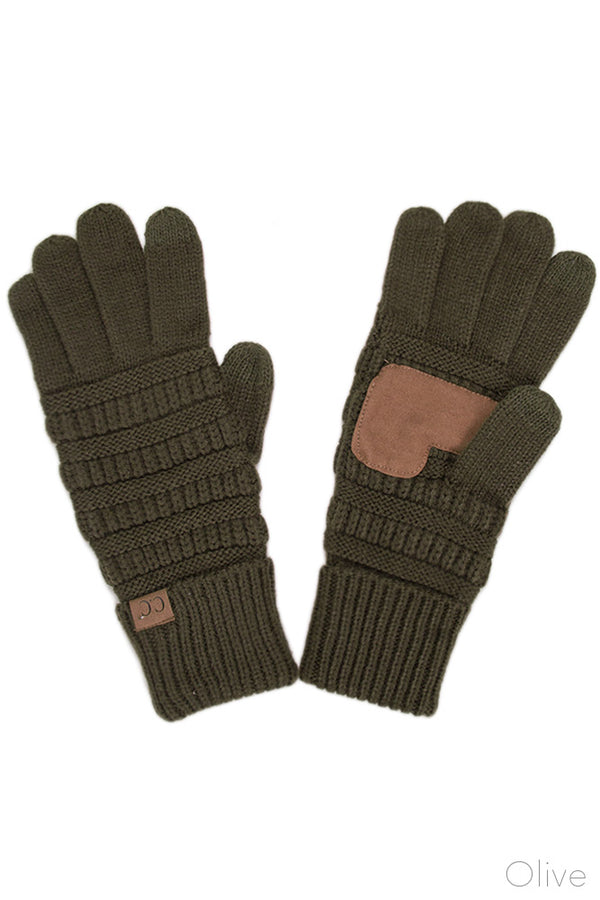 Mountainside SmartTips Gloves in Olive