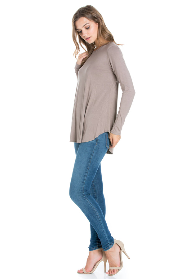 The Jamie Top in Mocha